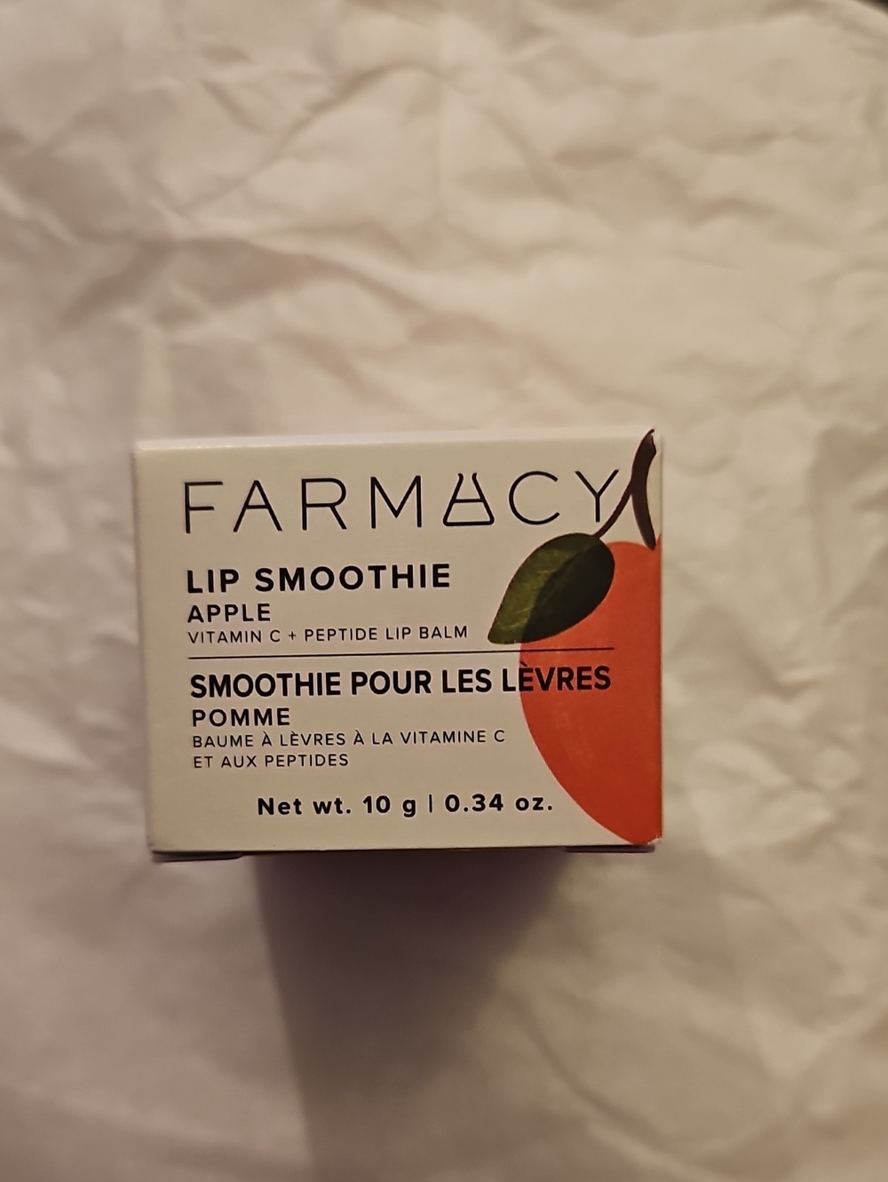 Farmacy Lip Smoothie Apple Lip Balm - Orange & Green Accents